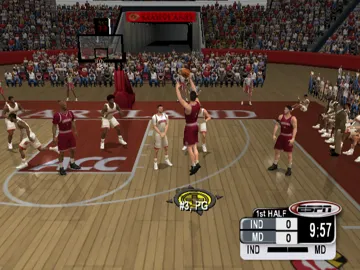 NCAA College Basketball 2K3 screen shot game playing